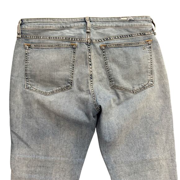 Rag & Bone Dre Jeans Womens SZ 31 Low Rise Slim Boyfriend Light Wash Distressed - Picture 6 of 8